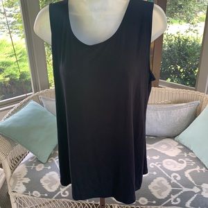 Philosophy black viscose/spandex sleeveless top. NWT❣️